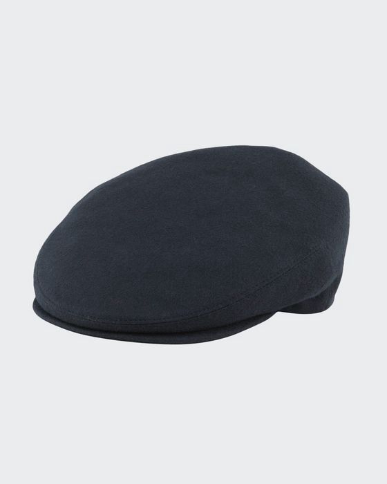Men's Solid Cashmere Driver Hat