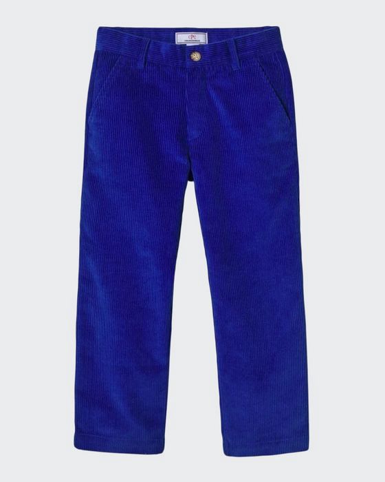 Boy's Gavin Corduroy Slim-Fit Pants, Size 4-14