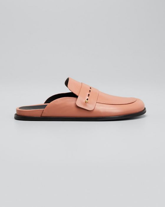 Bailey Leather Loafer Mules