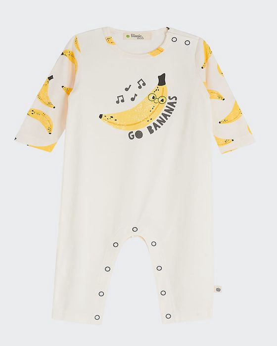 Girl's "Los Angeles" Shine Bright Sun Printed Coverall, Size 0-18M