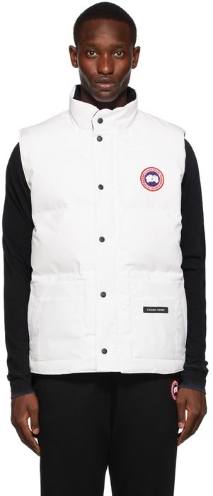 Canada Goose White Down PBI Freestyle Vest