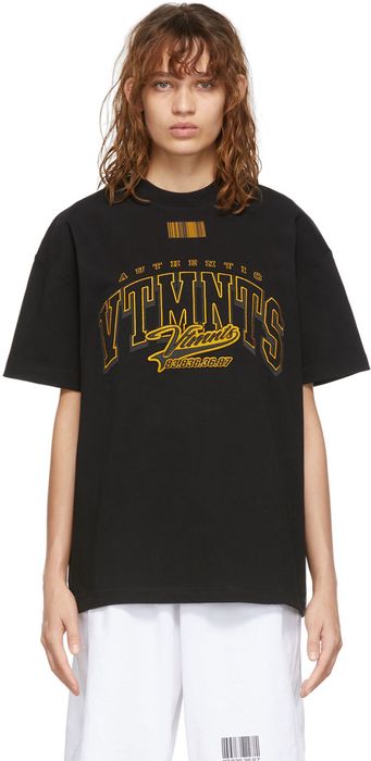 VTMNTS Black College T-Shirt