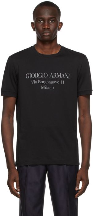 Giorgio Armani Black Logo T-Shirt