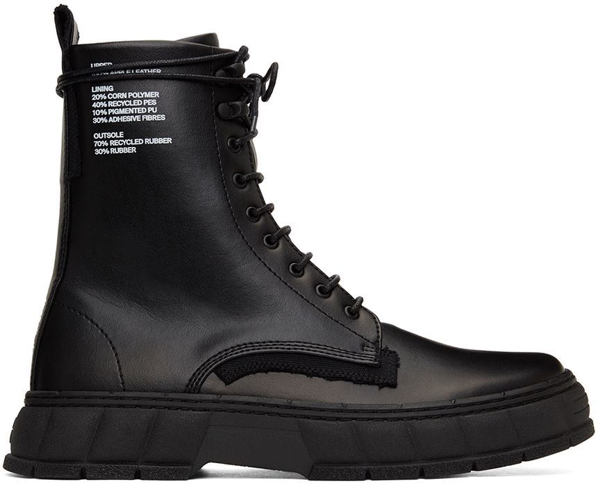 Virón Black Apple Leather 1992 Boots