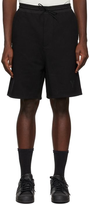 Y-3 Black Terry Shorts