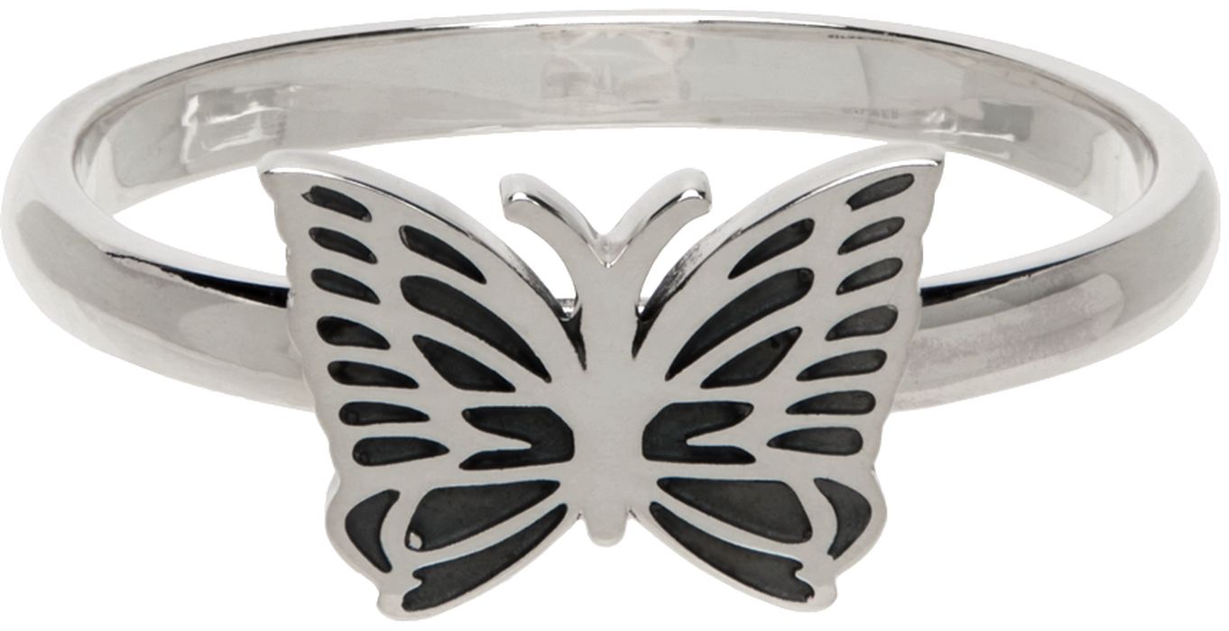 Needles Silver Papillon Ring