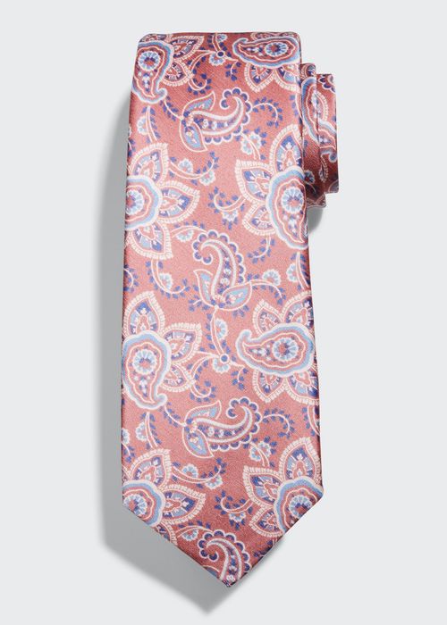 Men's Paisley Pattern Silk Tie