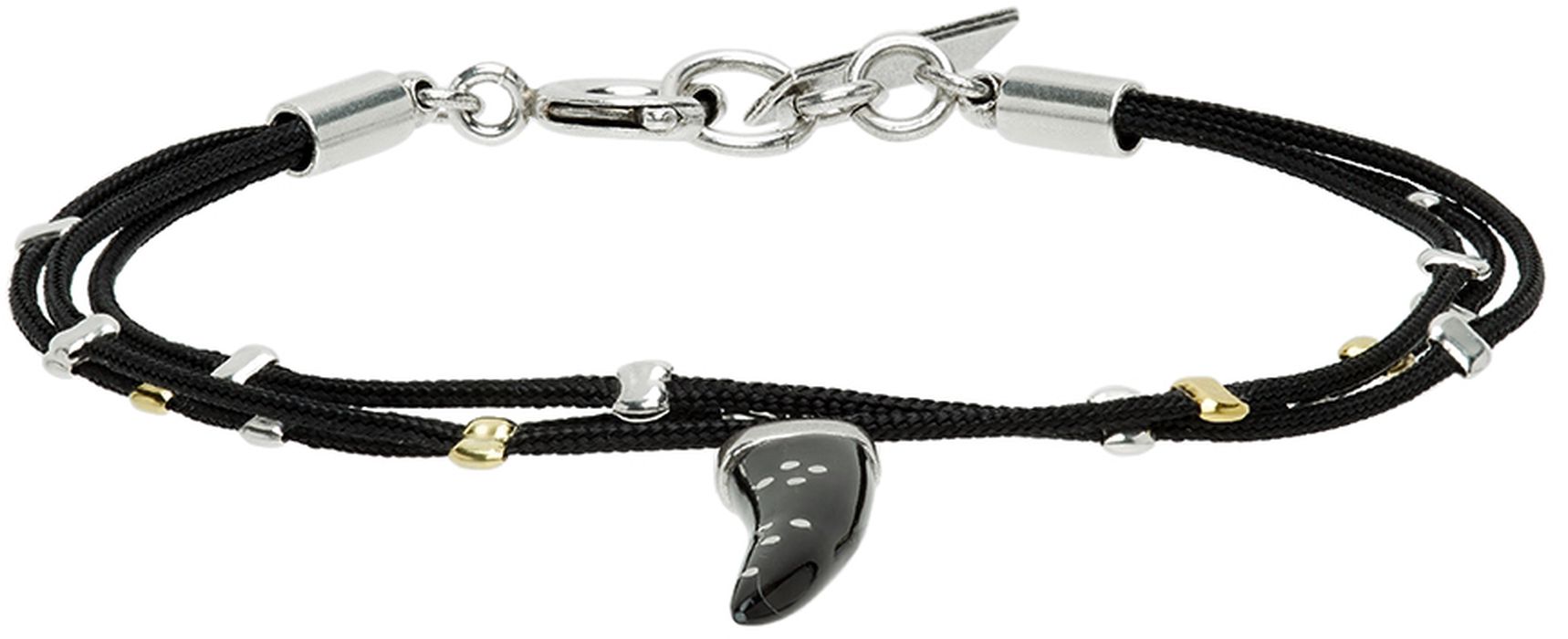 Isabel Marant Black Cord Aimable Bracelet