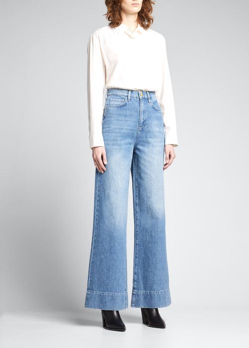 Ms. Onassis Wide-Leg Jeans
