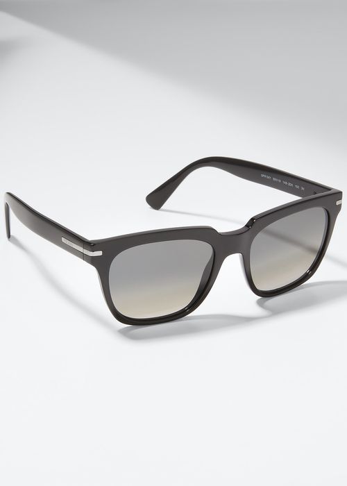 Men's 04ys Oval Acetate Sunglasses