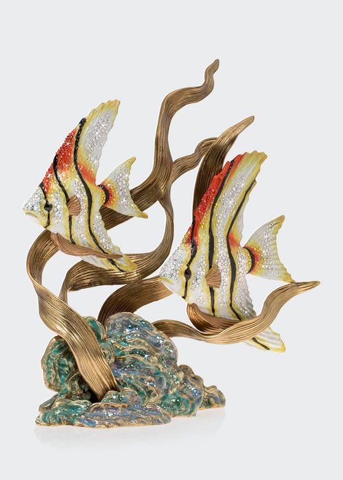 Angel Fish & Seagrass Figurine