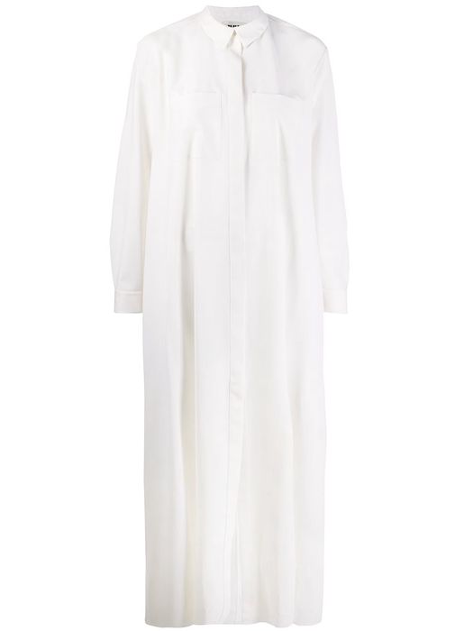 Maison Rabih Kayrouz chest pocket shirt dress - White