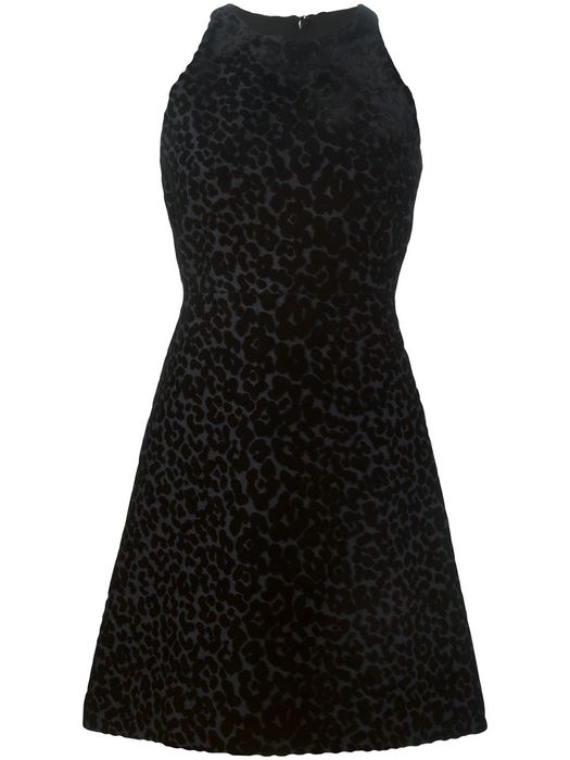 Giambattista Valli animal jacquard dress - Black