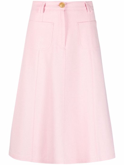 Giambattista Valli A-line midi skirt - Pink