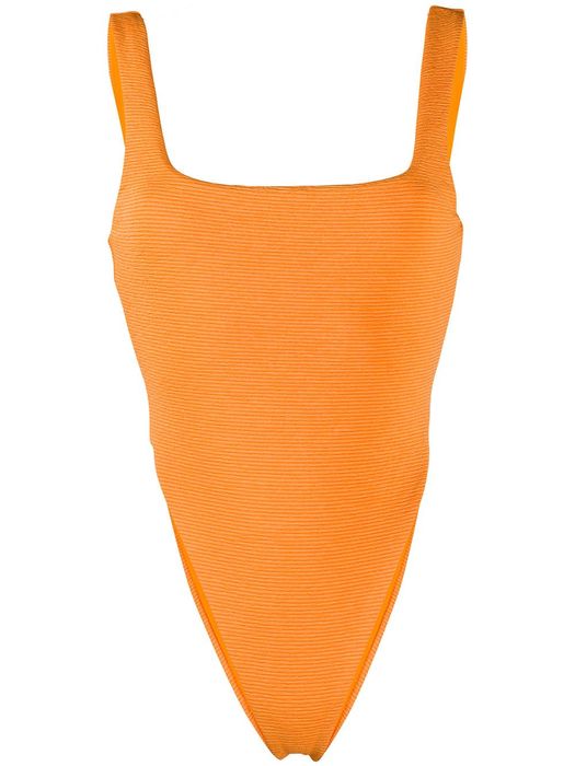 Mara Hoffman high leg one-piece - Orange