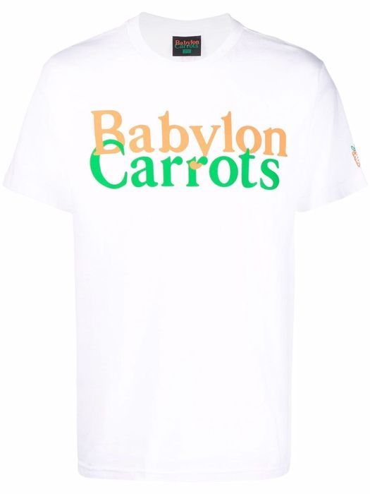 Carrots x Babylon stacked logo T-shirt - White