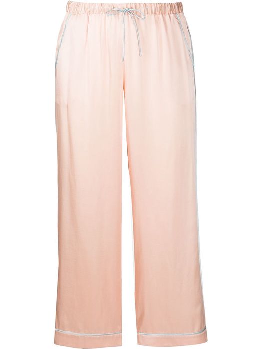 Morgan Lane Petal cropped track trousers - Pink