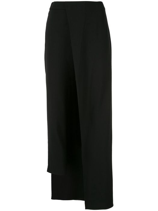 Hellessy fitted trousers with overskirt - Black