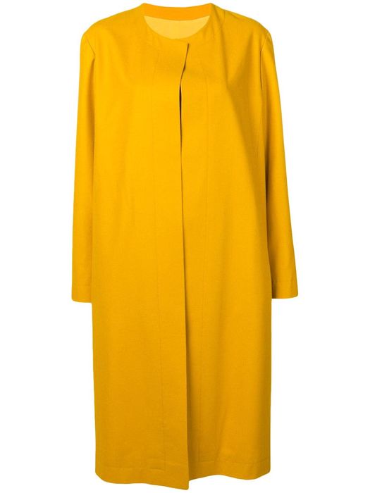 Liska Yarden long cashmere coat - Yellow
