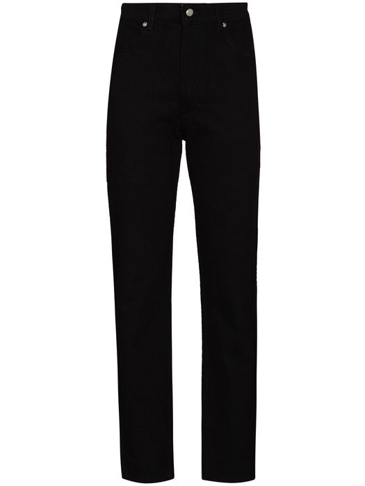 Eckhaus Latta EL straight-leg jeans - Black