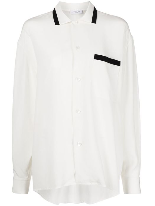 Equipment Archive 10 silk shirt - White