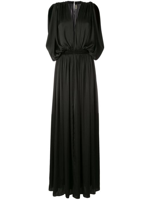 Maison Rabih Kayrouz draped evening gown - Black