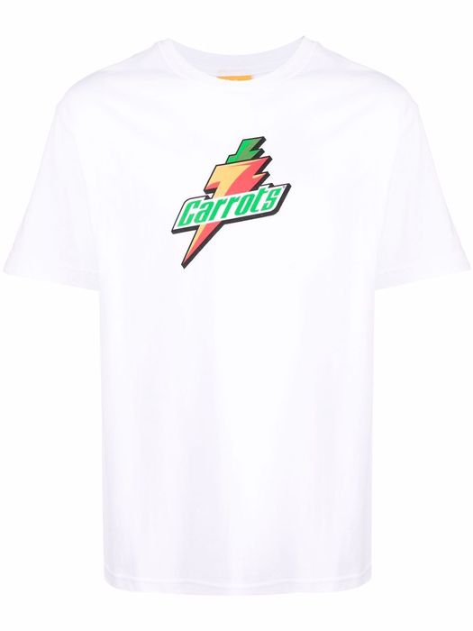 Carrots logo-graphic print T-shirt - White