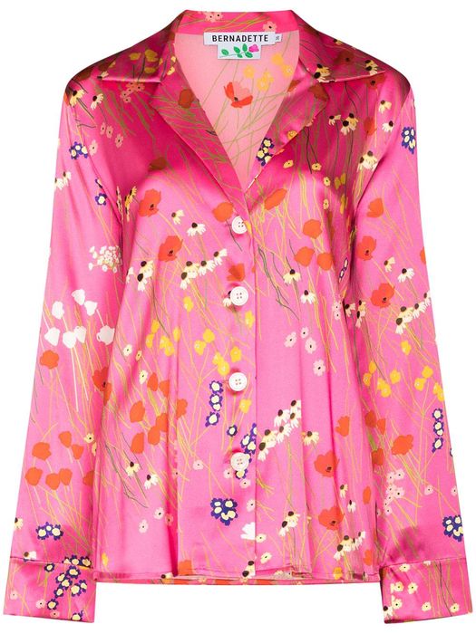 Bernadette Louis floral-print shirt - Pink