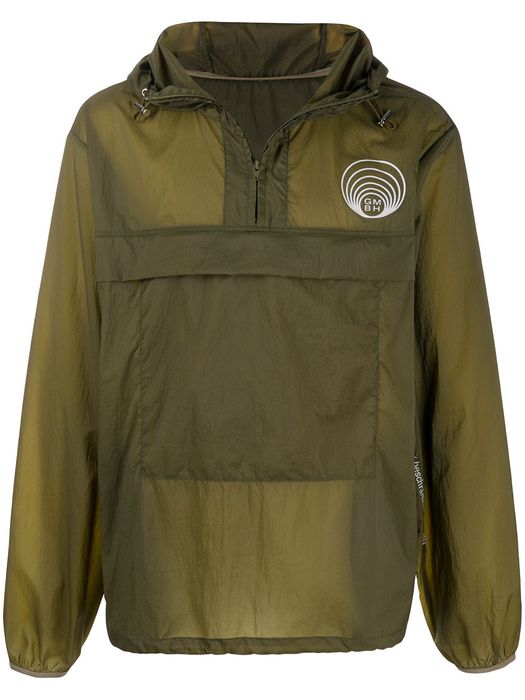 GmbH chest patch windbreakers - Green