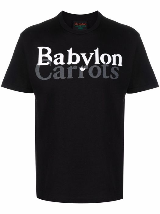 Carrots x Babylon stacked logo T-shirt - Black