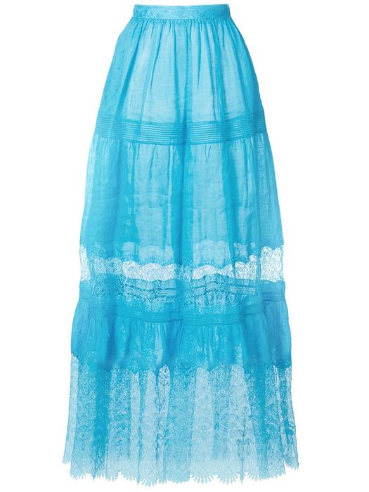 Ermanno Scervino high-waisted tulle skirt - Blue
