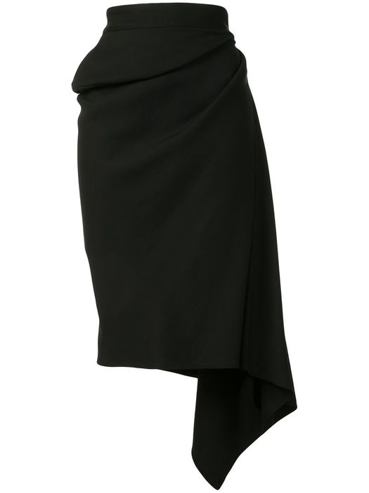 Maticevski high-rise draped skirt - Black