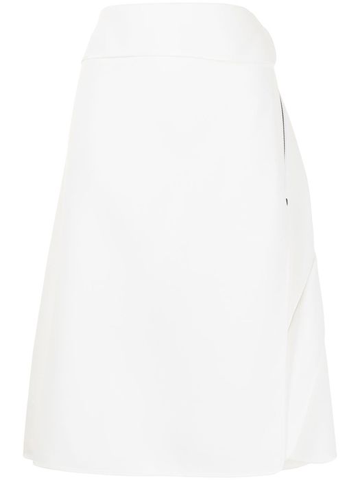 Maticevski Applied Wrap A-line skirt - White