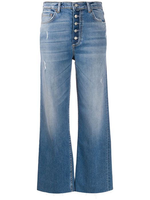 Boyish Jeans denim high rise cropped jeans - Blue