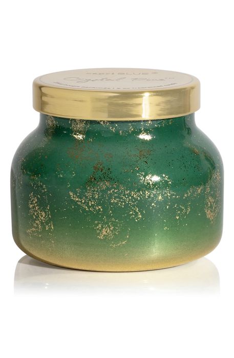 Capri Blue Crystal Pine Glimmer Jar Candle in Crystle Pine
