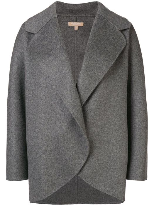 Michael Kors Collection oversized short coat - Grey