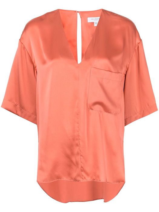 Equipment Akilah silk blouse - Orange