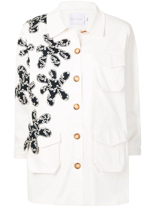 Kika Vargas Joselyn button-up jacket - White