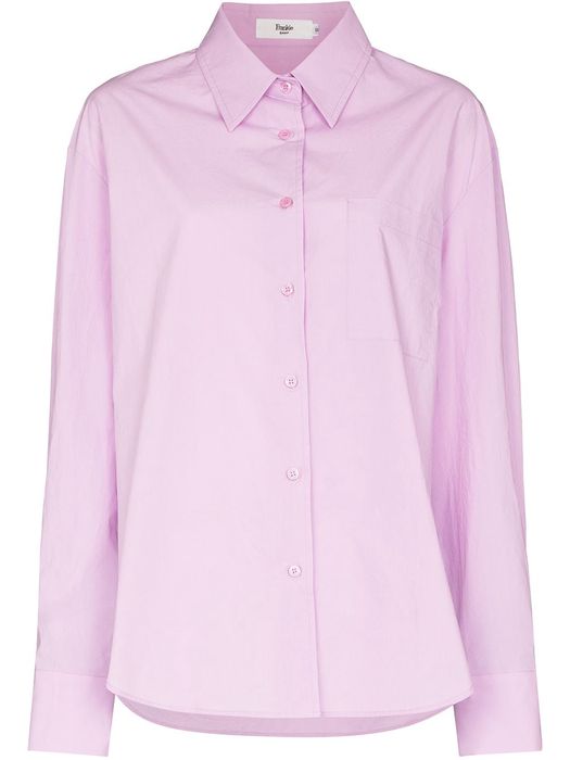 Frankie Shop Lui oversized shirt - Pink