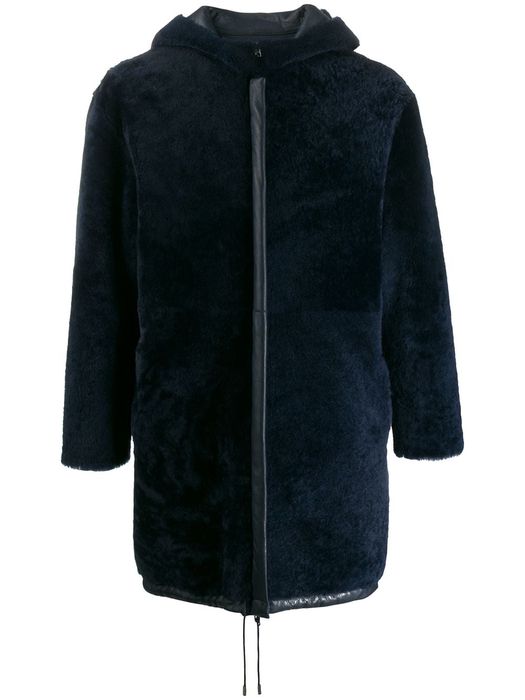 Liska reversible hooded coat - Blue