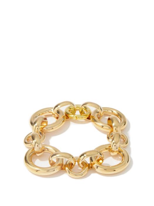 Laura Lombardi - Calle 14kt Gold-plated Chain Bracelet - Womens - Gold