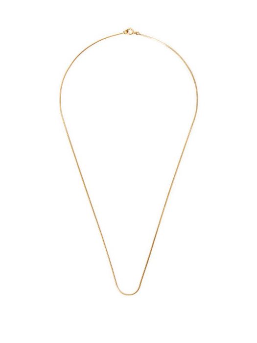 Fernando Jorge - Thin 18kt Gold Snake-chain Necklace - Mens - Yellow Gold