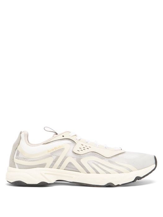 Acne Studios - Panelled Trainers - Mens - White