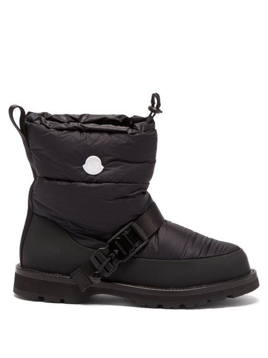 4 Moncler Hyke - Mhyke Quilted-nylon Snow Boots - Mens - Black