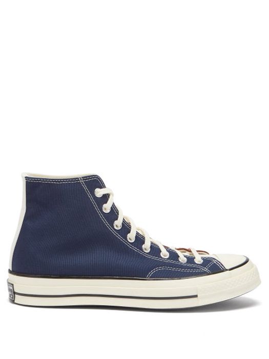Converse - Chuck 70 High-top Canvas Trainers - Mens - Brown Navy