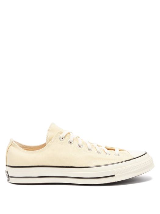 Converse - Chuck 70 Recycled-canvas Trainers - Mens - Light Yellow