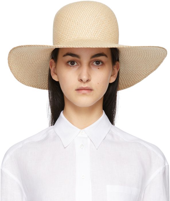 Loro Piana Beige 'La Fossette' Panama Hat