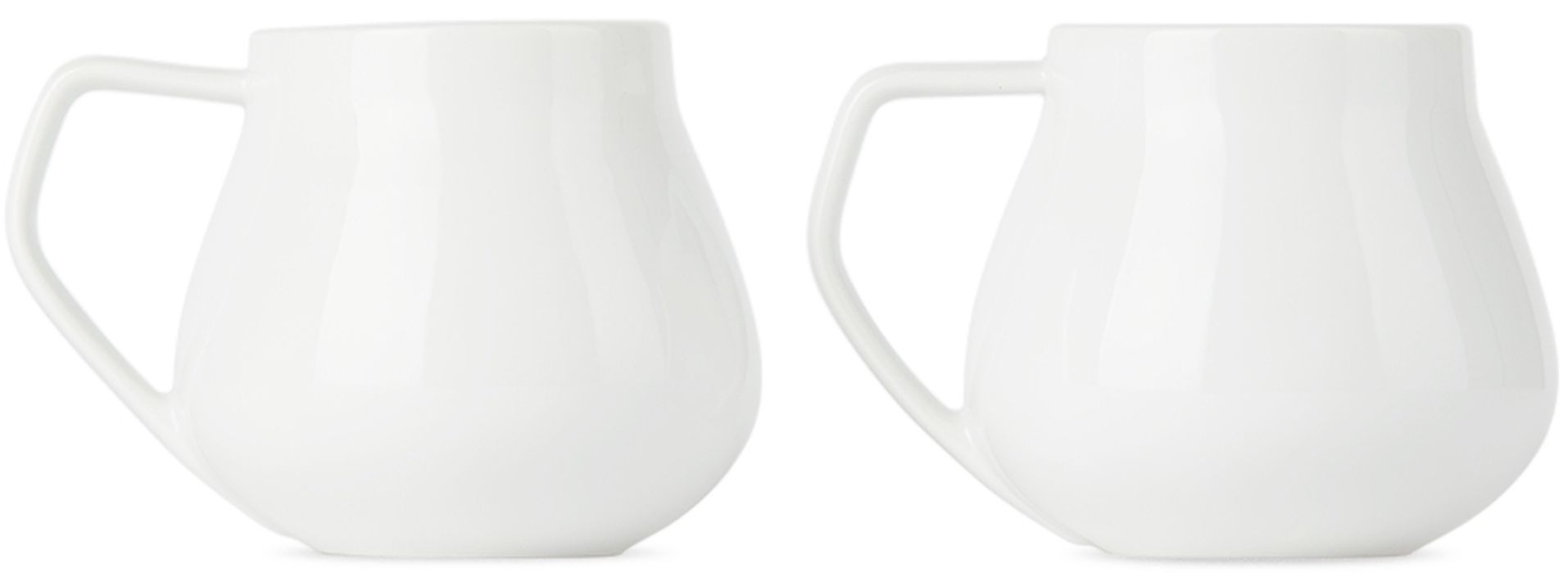 Georg Jensen Two-Pack White Sky Thermo Mugs