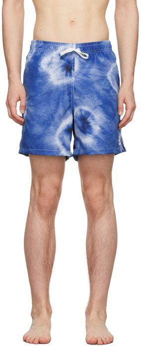 Bather Blue Shibori Swim Shorts