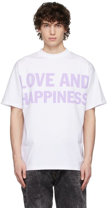 Honey Fucking Dijon White 'Love And Happiness' T-Shirt